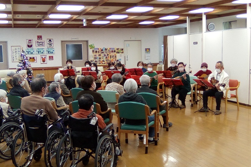 マンドリン演奏会の様子